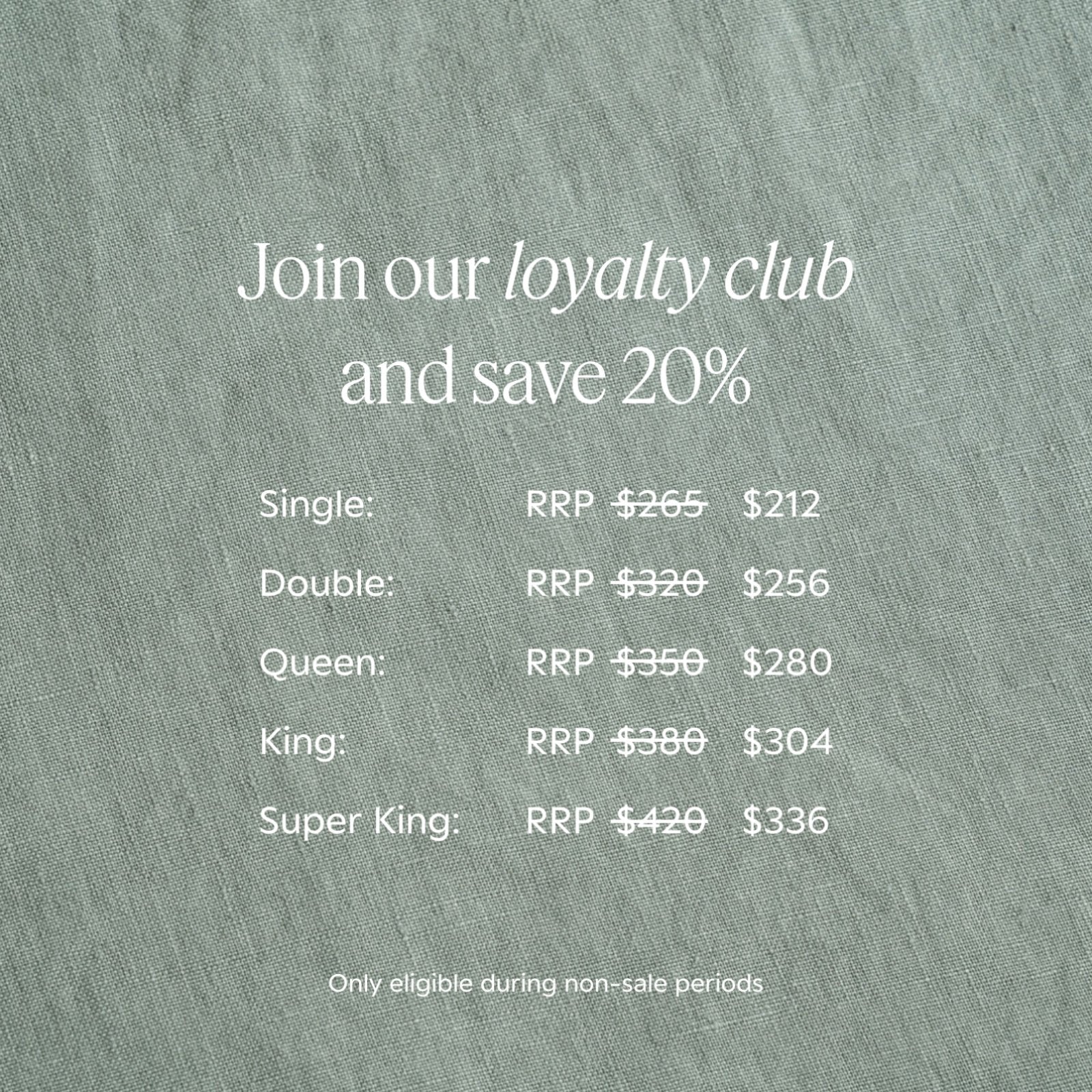 French Flax Linen Double Sided Quilt Cover in Sage/Pinstripe - Image 3