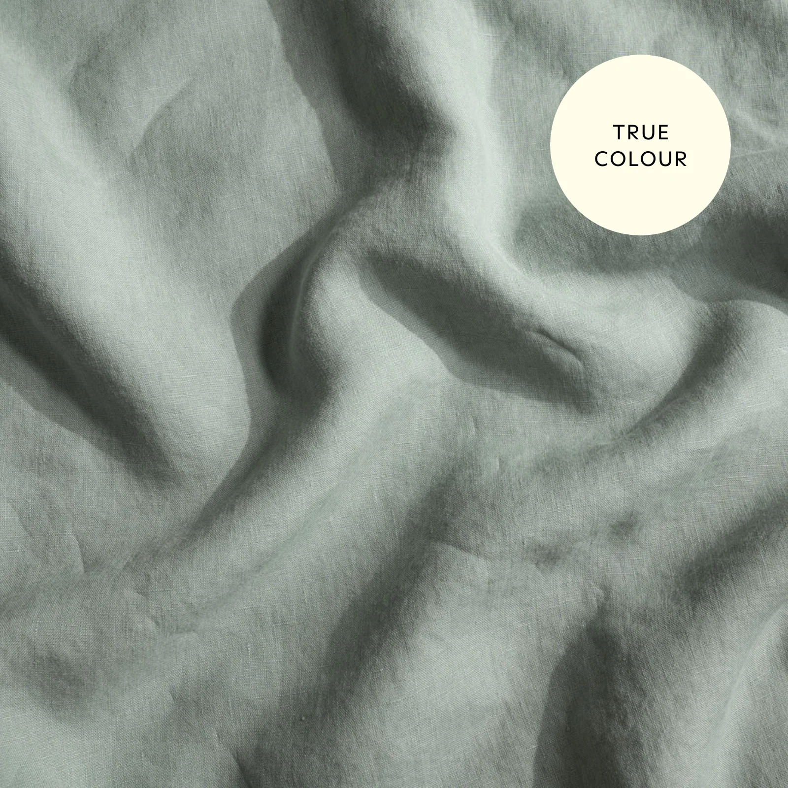 French Flax Linen Double Sided Quilt Cover in Sage/Pinstripe - Image 13