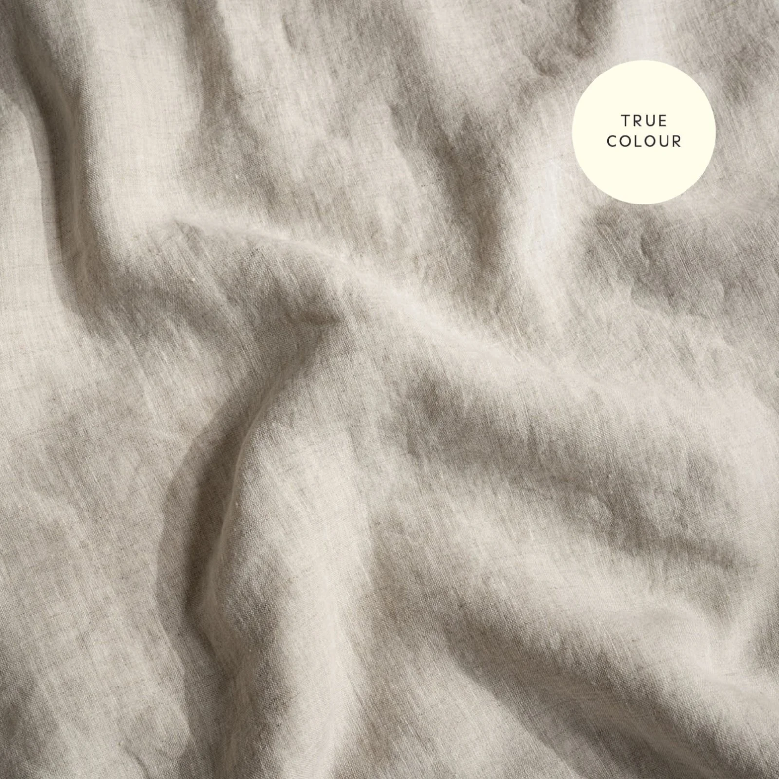 French Flax Linen Fitted Sheet in Natural - Image 8