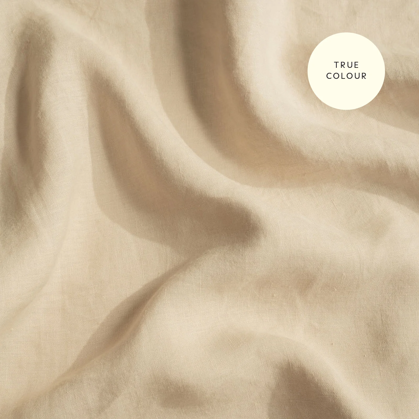 French Flax Linen Heavy Bedcover in Creme - Image 9