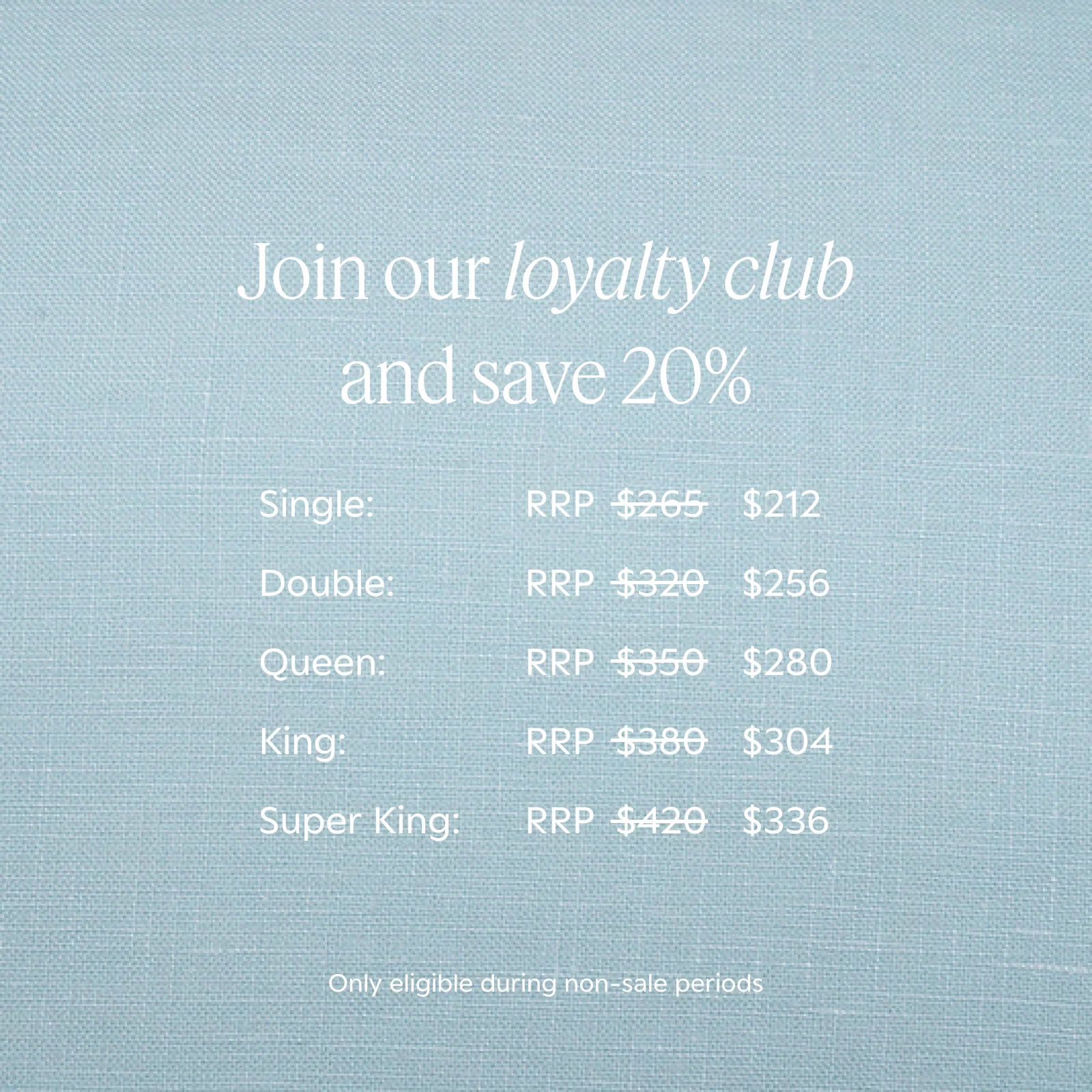 French Flax Linen Quilt Cover in Sky Blue - Image 3