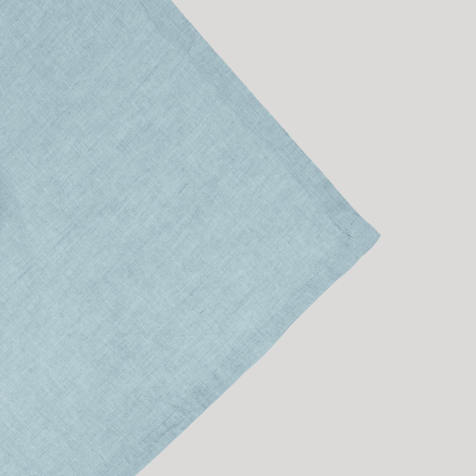 French Flax Linen Swaddle in Sky Blue - Image 5